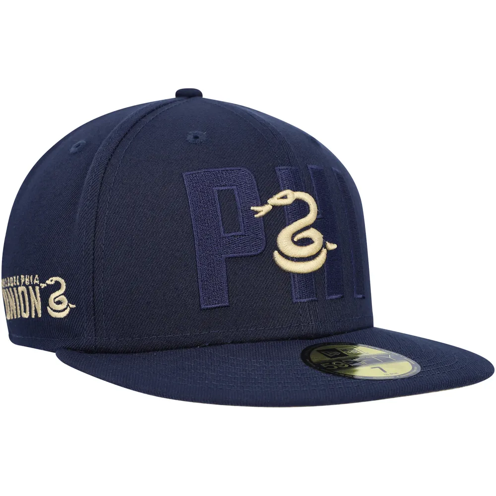 Casquette ajustée 59FIFTY Philadelphia Union Kick Off pour homme New Era bleu marine