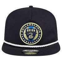 Men's New Era Navy Philadelphia Union The Golfer Kickoff Collection Adjustable Hat