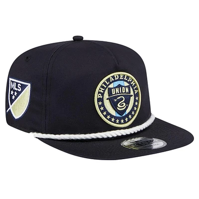 Men's New Era Navy Philadelphia Union The Golfer Kickoff Collection Adjustable Hat