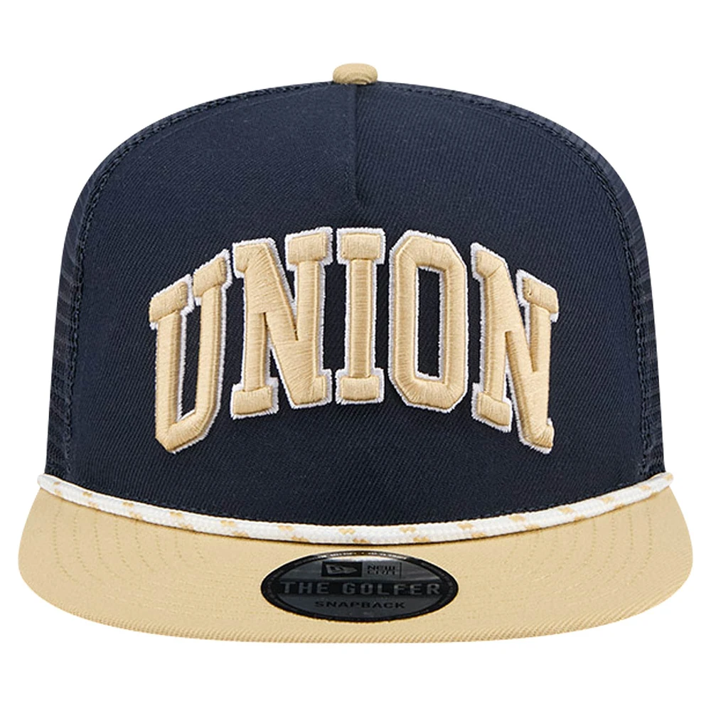 Men's New Era Navy Philadelphia Union Throwback Golfer Snapback Hat