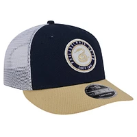 Men's New Era Navy Philadelphia Union Throwback Trucker Low Profile 9FIFTY Snapback Hat