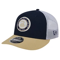 Men's New Era Navy Philadelphia Union Throwback Trucker Low Profile 9FIFTY Snapback Hat