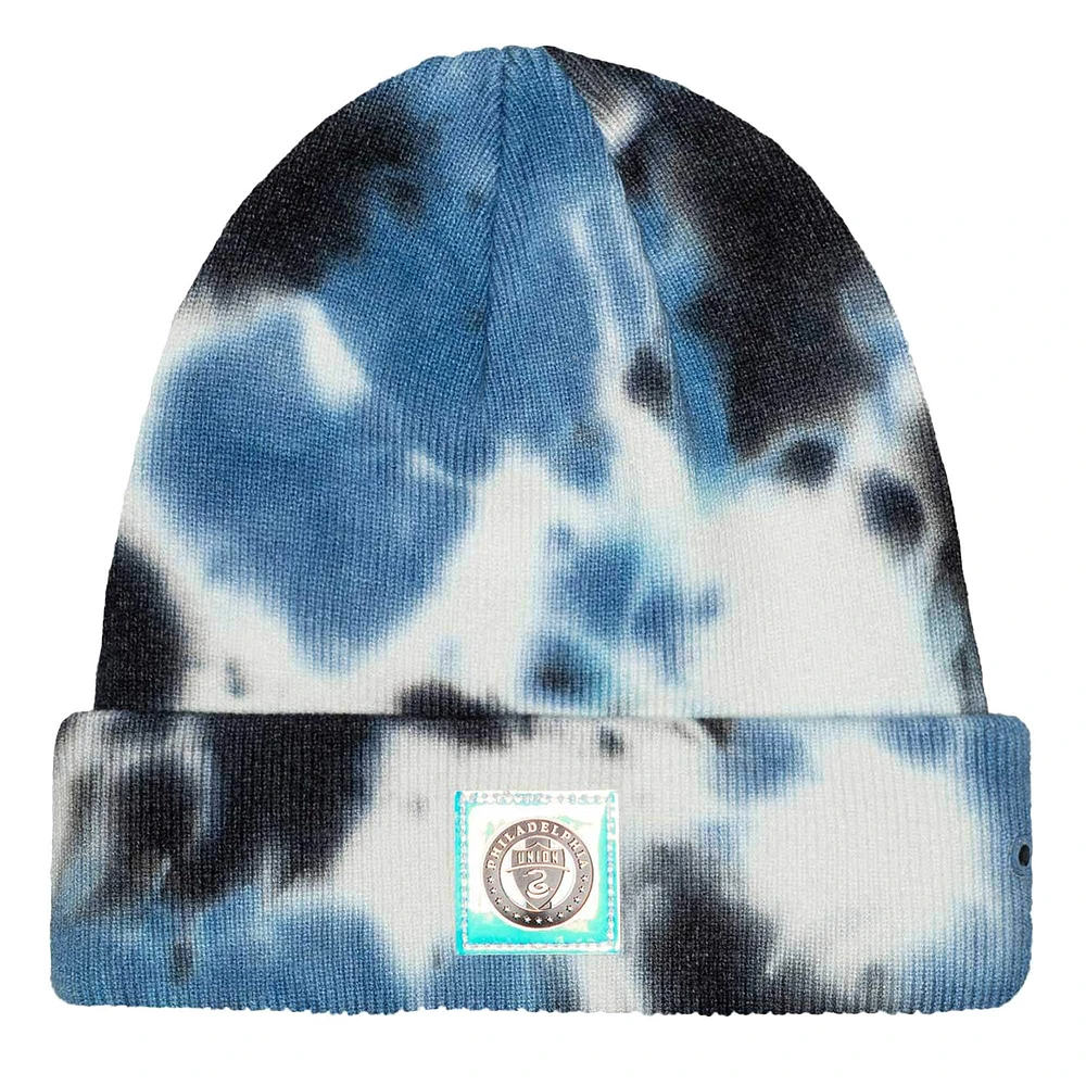 Men's Philadelphia Union Psychedelic Tie-Dye Cuffed Knit Hat