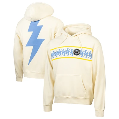 Sweat à capuche décontracté en jersey de sport pour homme avec motif Suède crème Philadelphia Union 2025