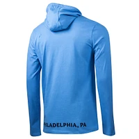 Men's Sport Design Sweden  Light Blue Philadelphia Union 2025 Jersey Hook Relaxed Fit Long Sleeve Hoodie T-Shirt