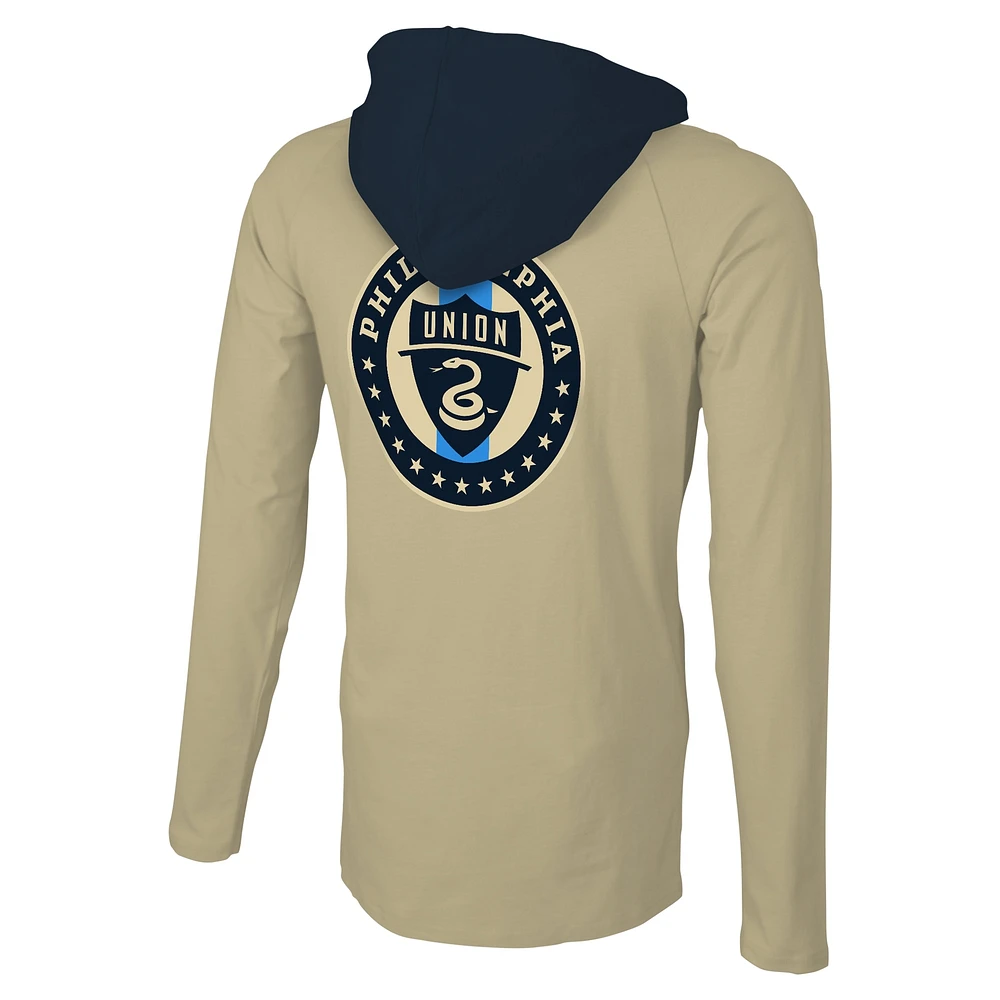 Men's Stadium Essentials Gold Philadelphia Union Tradition Raglan Hoodie Long Sleeve T-Shirt