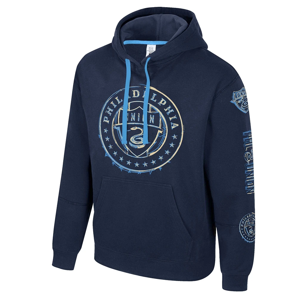 Men's Stadium Essentials Navy Philadelphia Union Elementized Pullover Hoodie