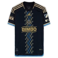 Mikael Uhre Philadelphia Union Autographed Match-Used #7 Navy adidas Jersey from the 2024 MLS Season - Size L