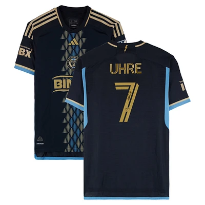 Mikael Uhre Philadelphia Union Autographed Match-Used #7 Navy adidas Jersey from the 2024 MLS Season - Size L