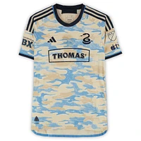 Mikael Uhre Philadelphia Union Autographed Match-Used #7 Tan adidas Jersey from the 2024 MLS Season - Size L