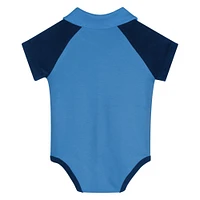 Newborn  Navy Philadelphia Union League Champ V-Neck Raglan Bodysuit