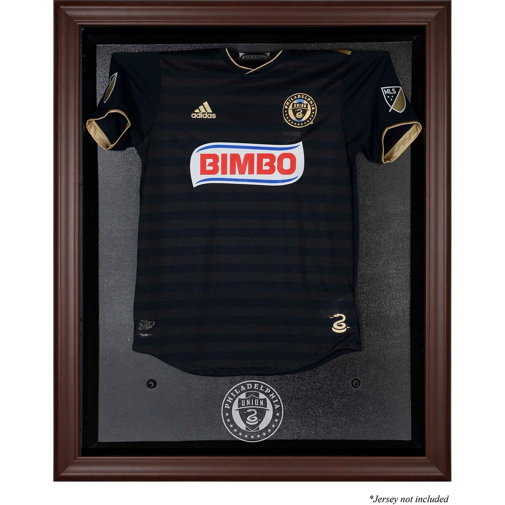 Philadelphia Union Framed Brown Team Logo Jersey Display Case