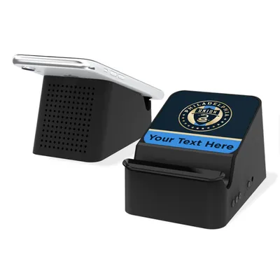 Philadelphia Union Personalized Wireless Charging Station & Bluetooth Speaker