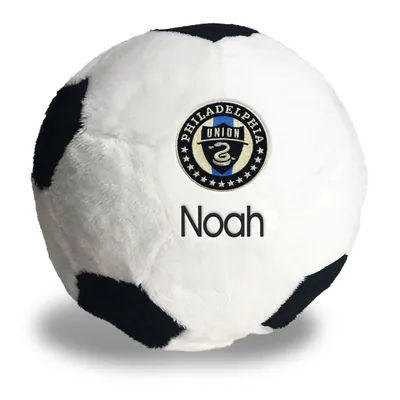 Philadelphia Union 9" Personalized Plush Soccer Ball - White