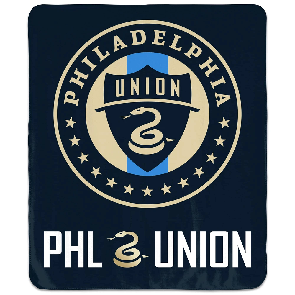 WinCraft Philadelphia Union Couverture ultra polaire 127 x 152,4 cm