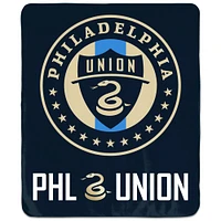 WinCraft Philadelphia Union Couverture ultra polaire 127 x 152,4 cm