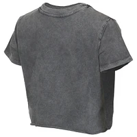 Women's Concepts Sport  Charcoal Philadelphia Union Distressed Market Cropped T-Shirt