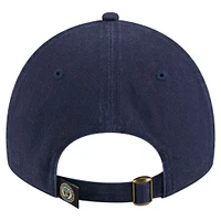 Casquette ajustable 9TWENTY bleu marine pour femme New Era Philadelphia Union Script