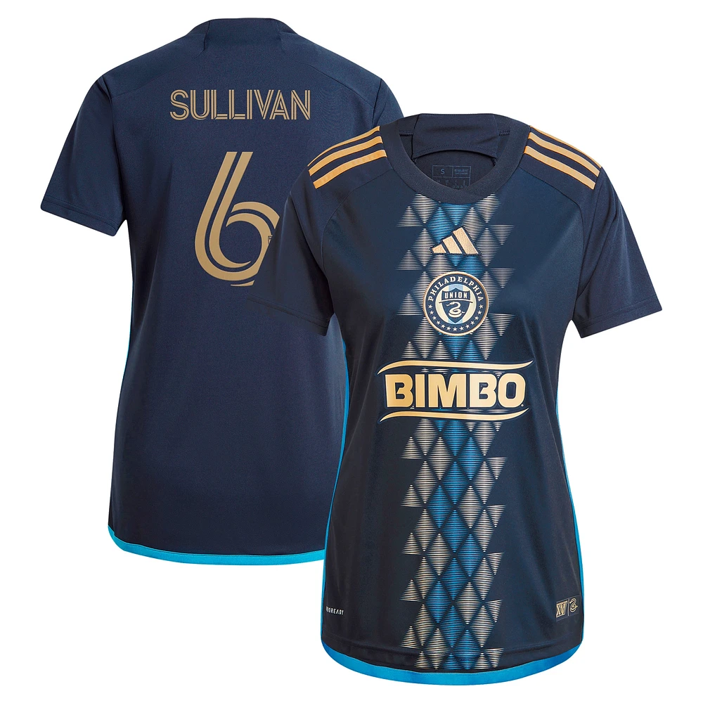 Maillot réplique principal de joueur adidas Cavan Sullivan Navy Philadelphia Union 2024 pour femme