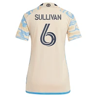 Maillot secondaire réplique adidas Cavan Sullivan Tan Philadelphia Union 2024 pour femme