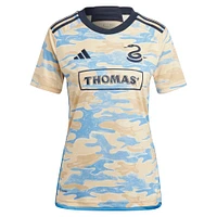 Women's adidas Daniel Gazdag Tan Philadelphia Union 2023 For Philly Replica Jersey