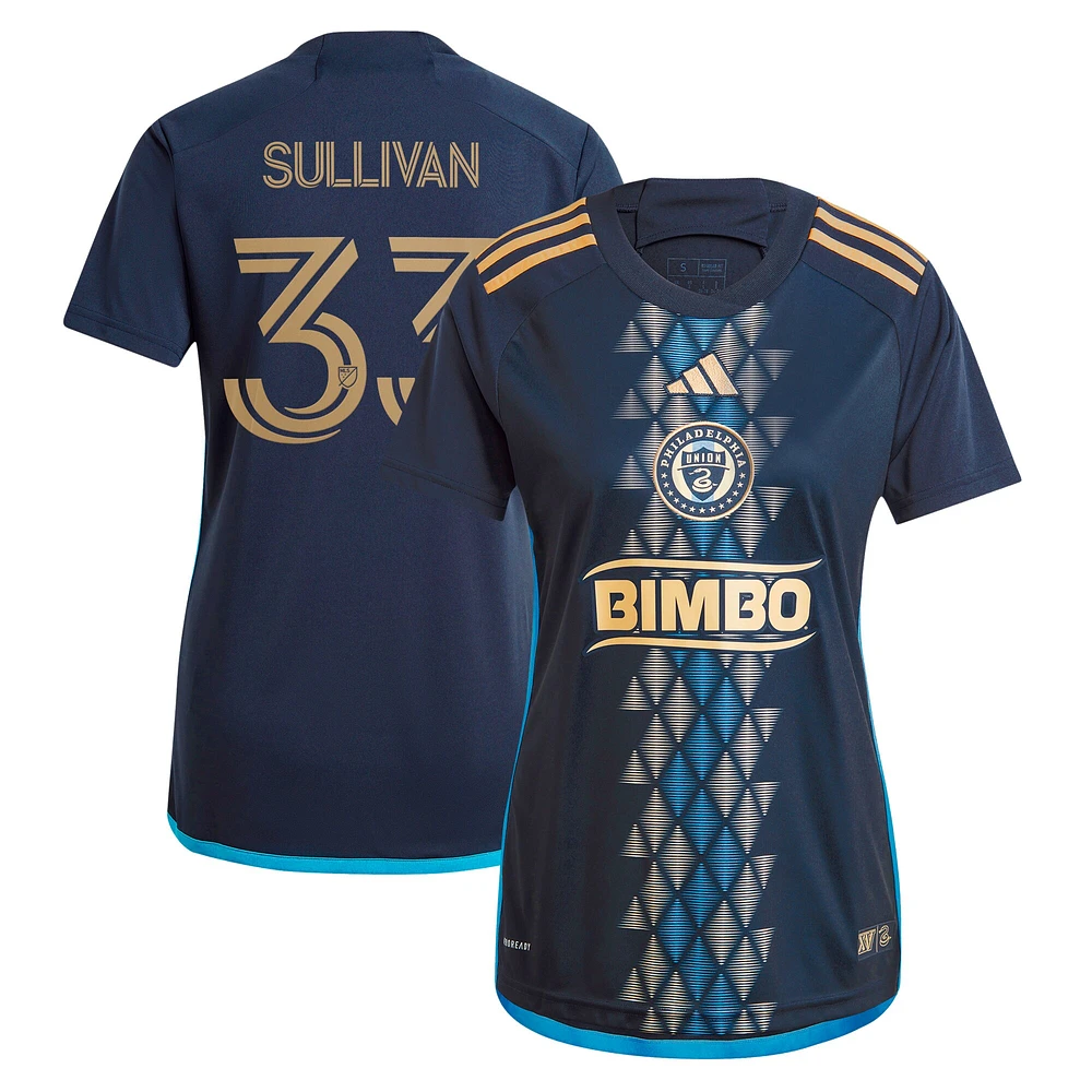 Maillot réplique du kit XV 2024 de Philadelphia Union pour femme adidas Quinn Sullivan Navy