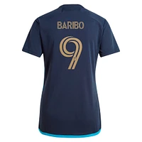 Women's adidas Tai Baribo Navy Philadelphia Union 2024 The XV Kit Replica Player Jersey