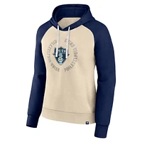 Sweat à capuche Fanatics pour femmes crème/bleu marine Philadelphia Union Instep