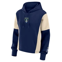 Women's Fanatics Navy Philadelphia Union Oversized Legacy Goalkeeper Pullover Hoodie