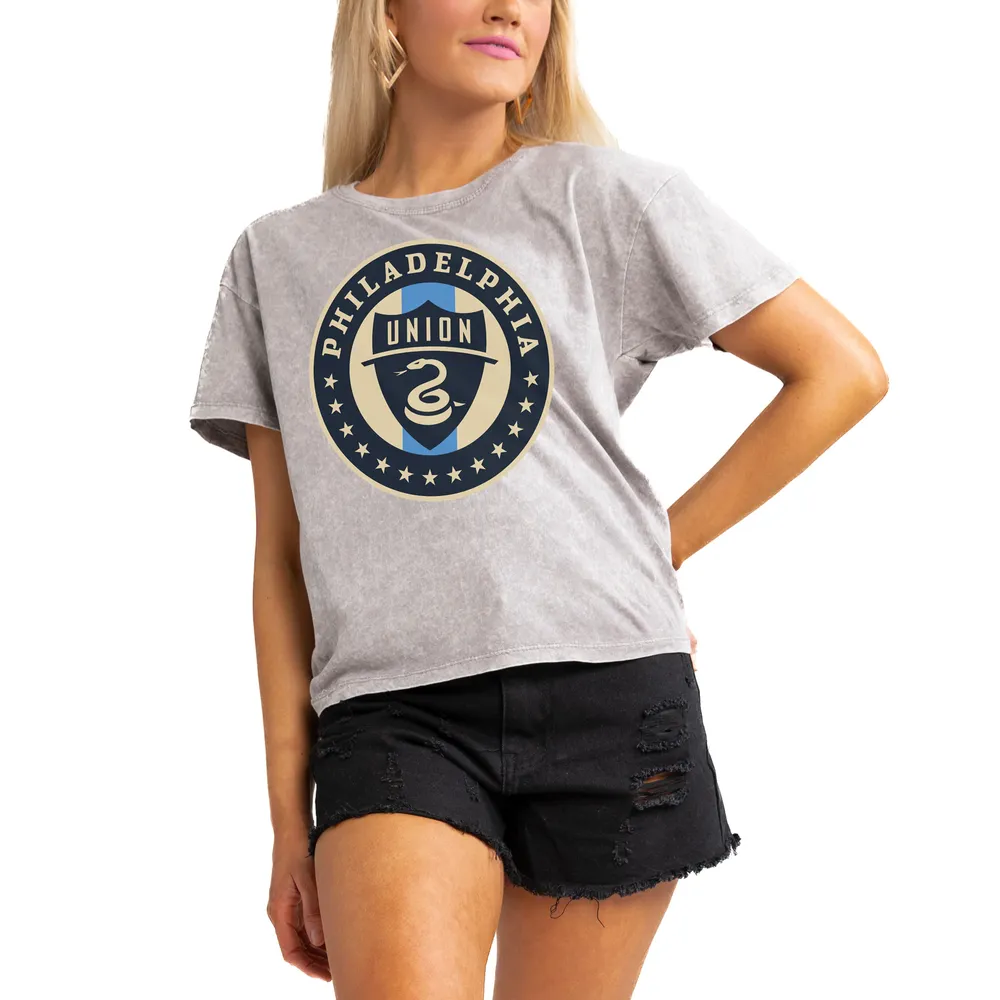 Philadelphia Union Gameday Couture Women's V-Neck T-Shirt - Gray