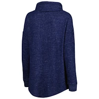 Women's Heathered Navy Philadelphia Union Cuddle Tri-Blend Pullover Sweatshirt
