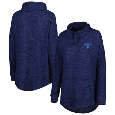 Women's Heathered Navy Philadelphia Union Cuddle Tri-Blend Pullover Sweatshirt