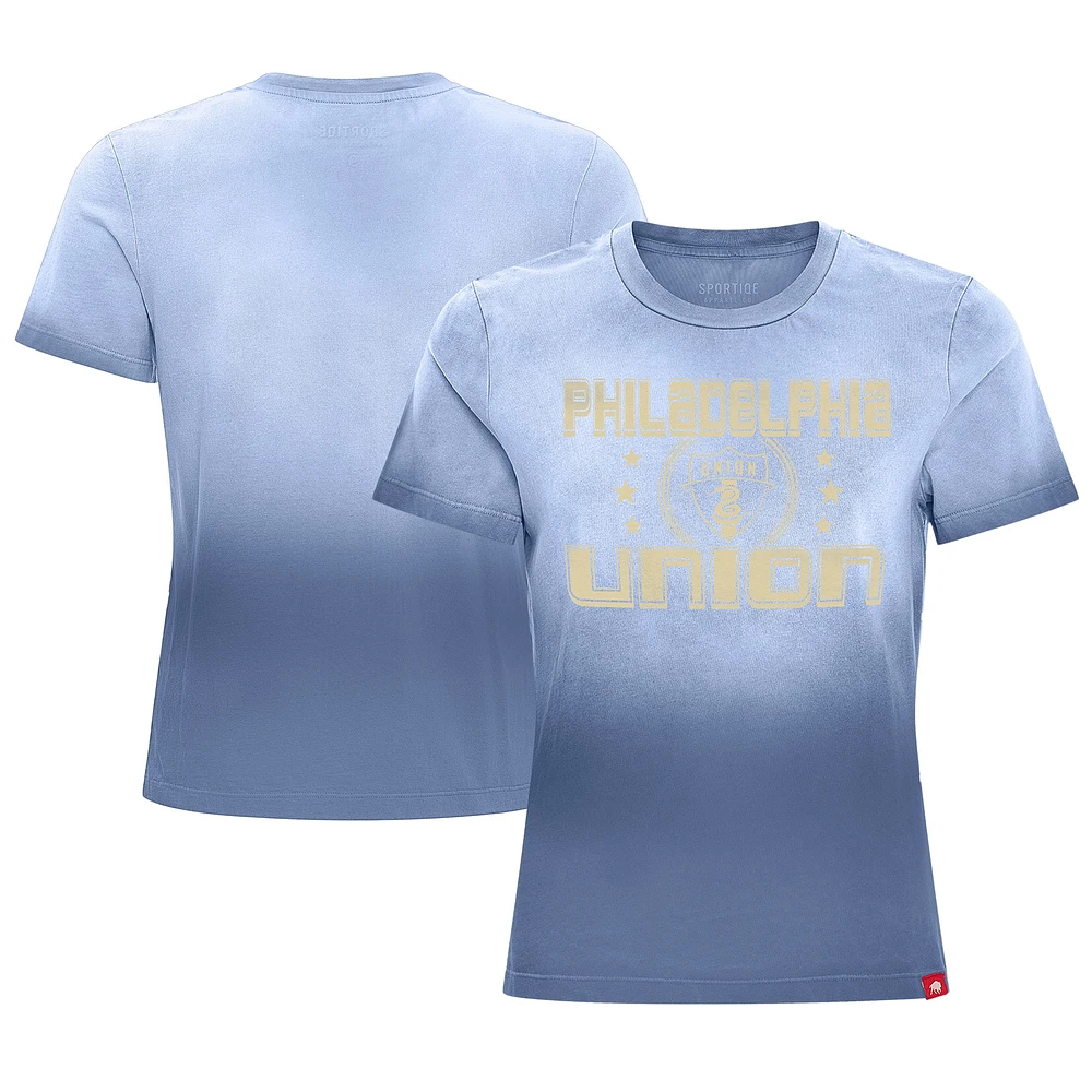 T-shirt Sportiqe Union de Philadelphie Arcadia bleu pour femme