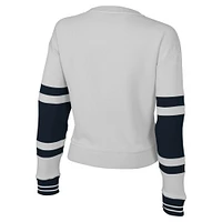 Women's Stadium Essentials White Philadelphia Union Scrimmage Cropped Pullover Sweatshirt