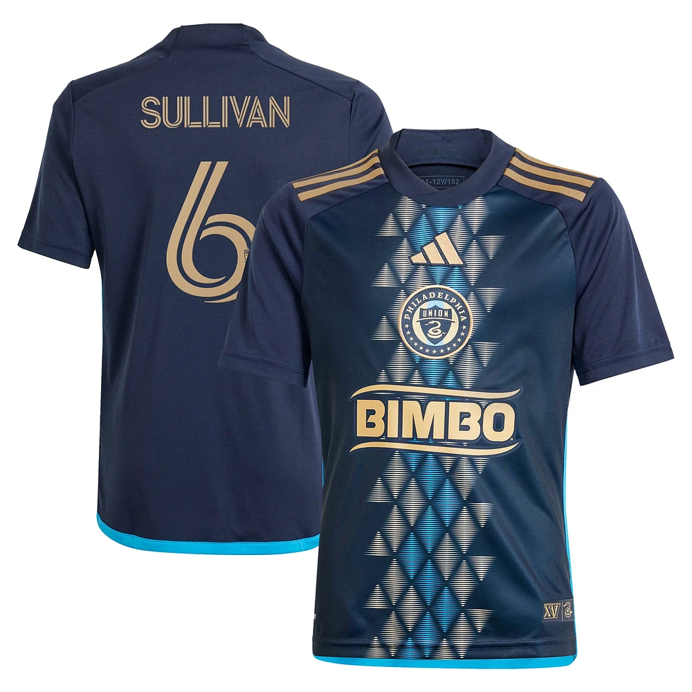 Maillot de joueur principal réplique adidas Cavan Sullivan Navy Philadelphia Union 2024 pour jeunes