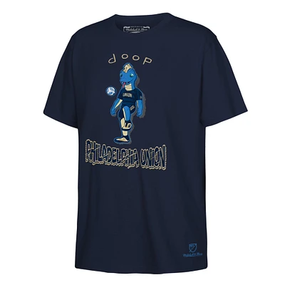 Youth Mitchell & Ness  Navy Philadelphia Union Mascot T-Shirt