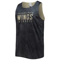 Men's FOCO Black/Gold Philadelphia Wings Reversible Mesh Tank Top