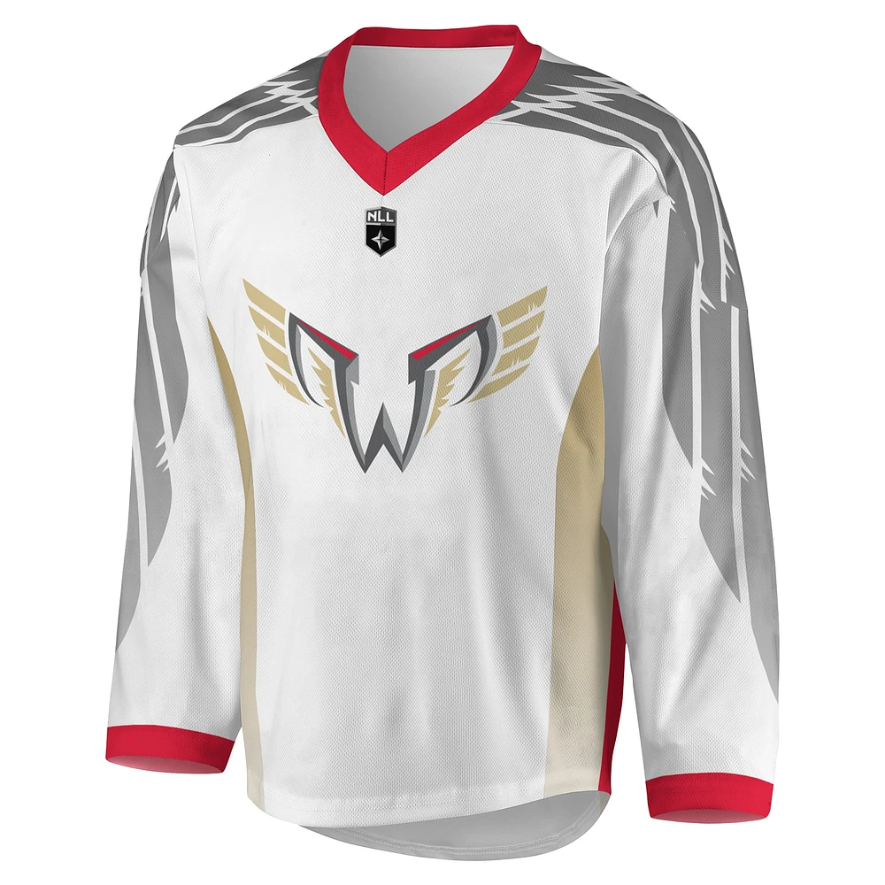 Maillot Philadelphia Wings Replica Homme Blanc/Gris