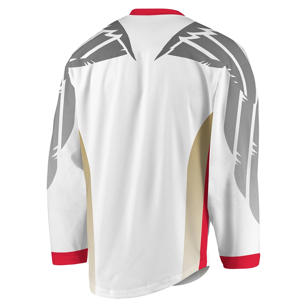 Maillot Philadelphia Wings Replica Homme Blanc/Gris