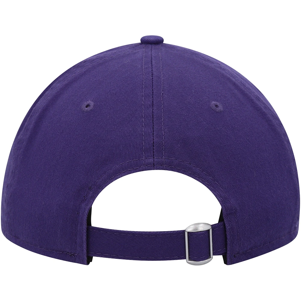 Casquette ajustable 9TWENTY avec logo Phoenix Mercury Core violet New Era pour hommes