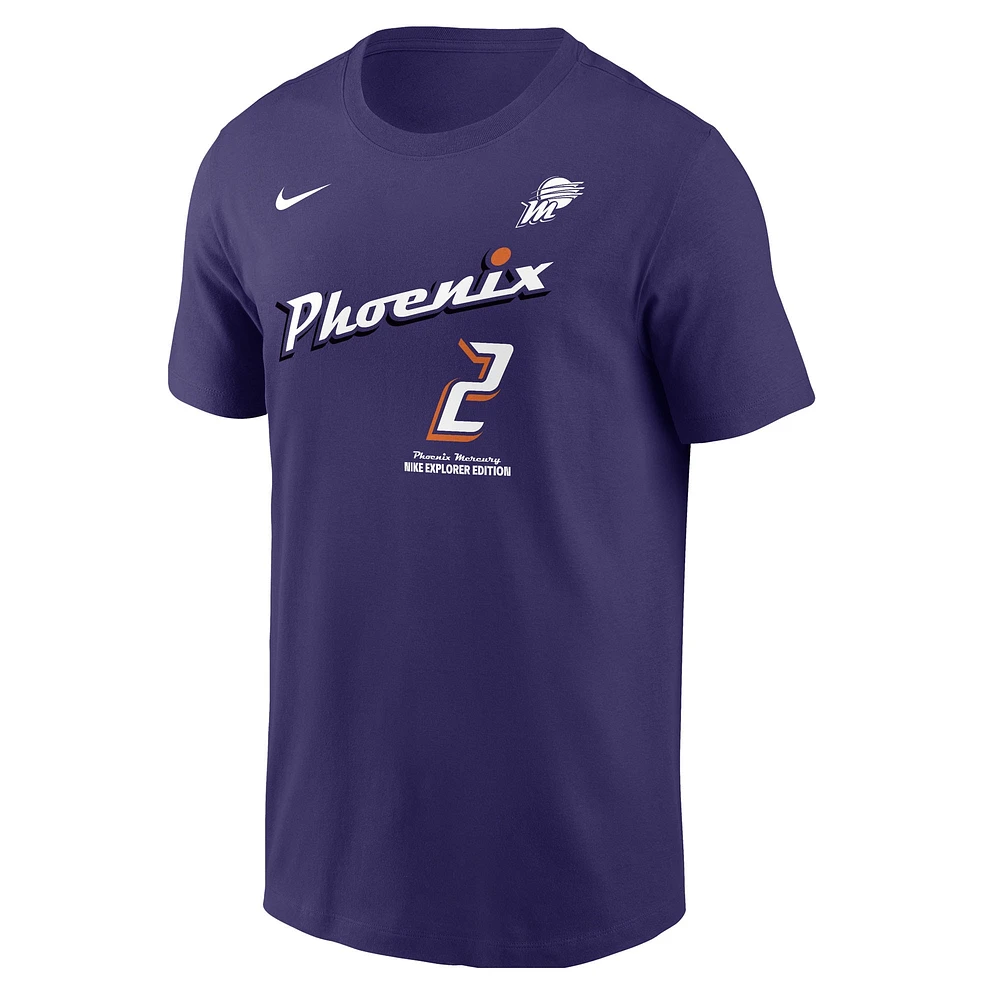 Men's Nike Kahleah Copper Purple Phoenix Mercury Explorer Edition Name & Number T-Shirt