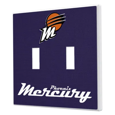 Phoenix Mercury Solid Design Double Toggle Light Switch Plate