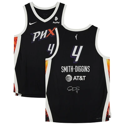 Maillot Nike Rebel Edition autographié par Skylar Diggins-Smith Black Phoenix Mercury