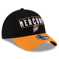 Casquette ajustable unisexe New Era Phoenix Mercury 2025 WNBA Draft 9TWENTY noire/orange
