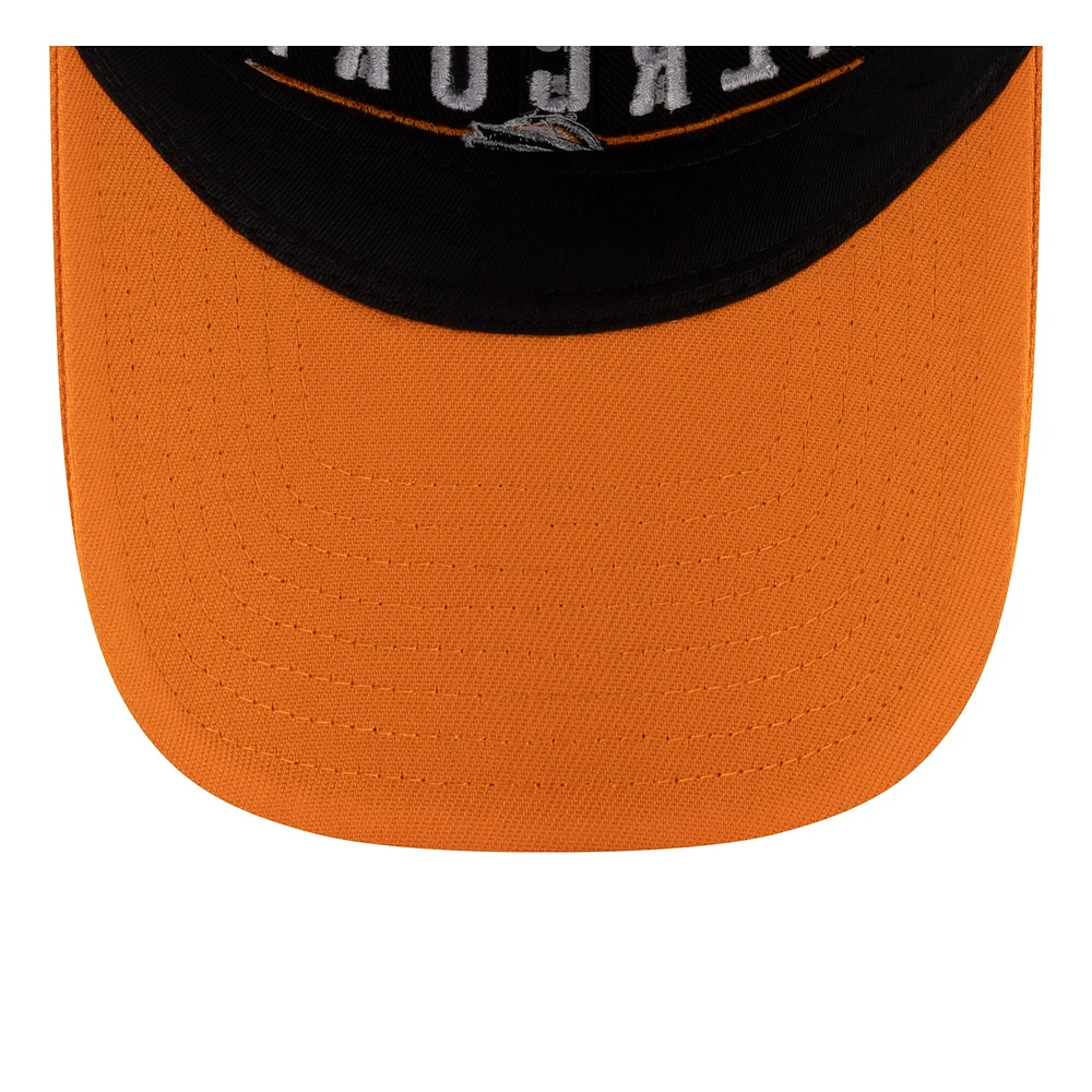 Casquette ajustable unisexe New Era Phoenix Mercury 2025 WNBA Draft 9TWENTY noire/orange
