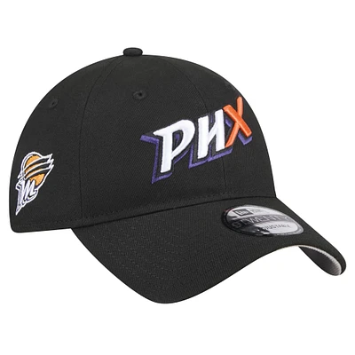 Casquette réglable unisexe New Era Black Phoenix Mercury Rebel Series 9TWENTY