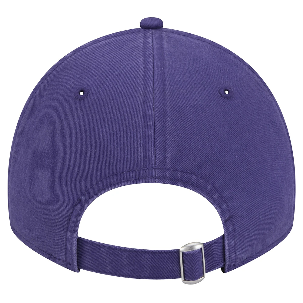 Casquette réglable unisexe New Era violet Phoenix Mercury Core Logo 9TWENTY