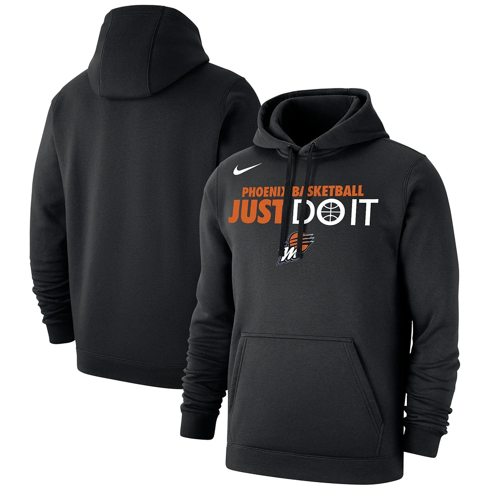 Unisex Nike Black Phoenix Mercury Just Do It Club Pullover Hoodie