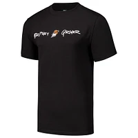 T-shirt unisexe round21 Brittney Griner Black Phoenix Mercury Player Signature nom et numéro