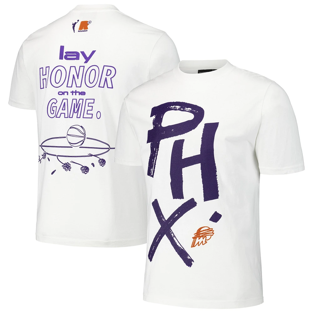 T-shirt unisexe round21 blanc Phoenix Mercury Statement